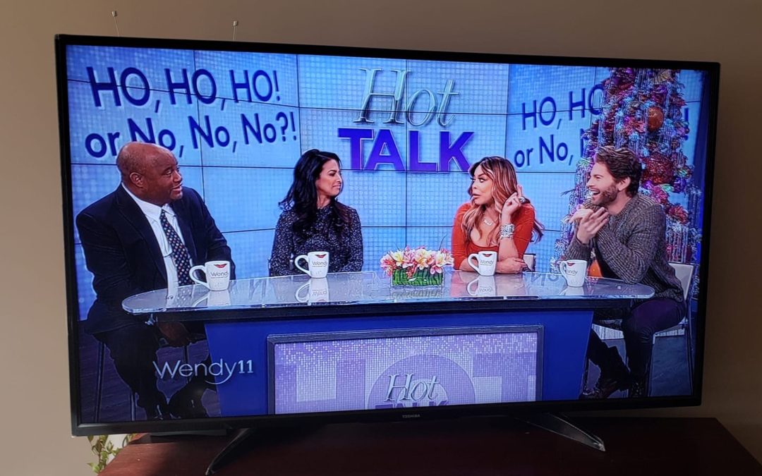 Journalist Reporter Dominic Carter appears on the Wendy Williams National TV Show