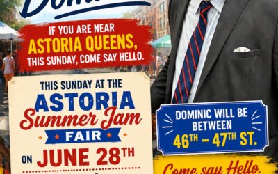 Dominic Carter Coming to Astoria Queens